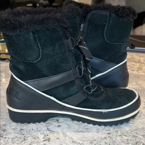 Sorel Sorel Black Tivoli III Black Winter & Rain Boots Size 7.5 - Picture 6 of 8